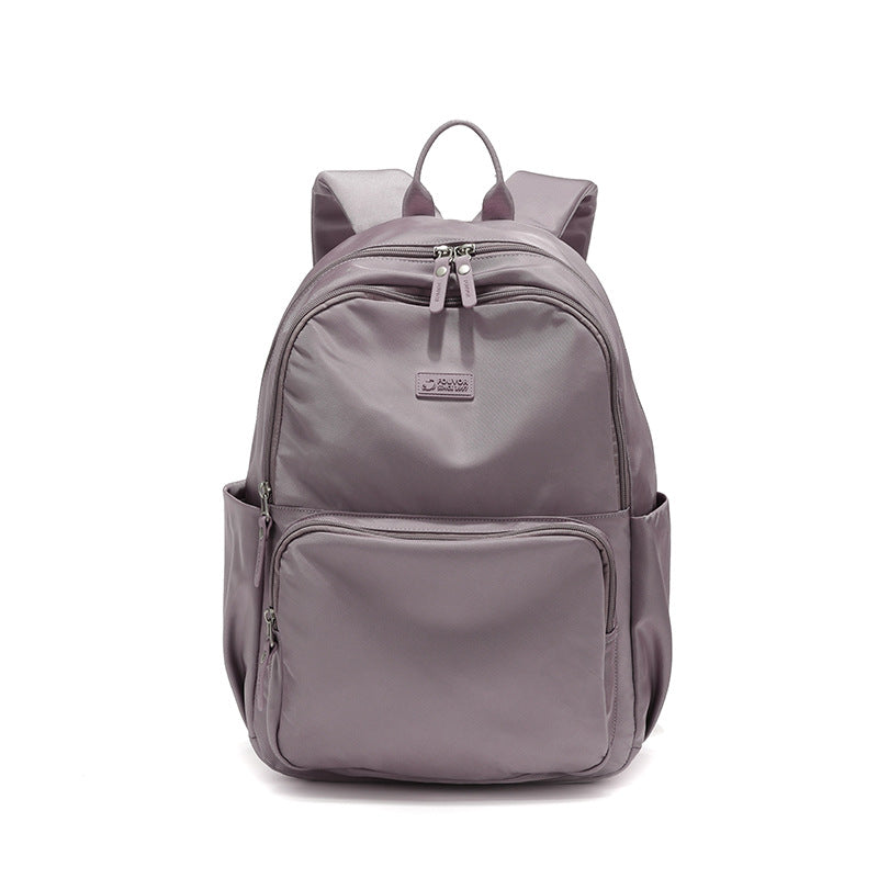 Women's Oxford Cloth Commuter Computer Large Capacity Backpacks
