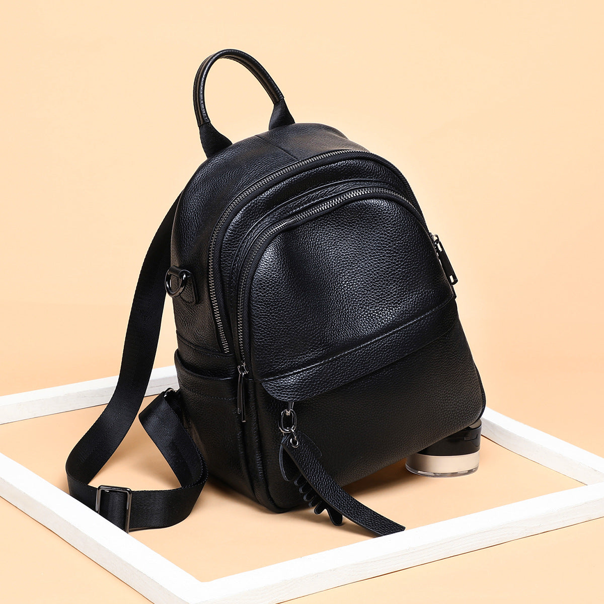 Women's Fashion Autumn Large Capacity Versatile Leather Backpacks