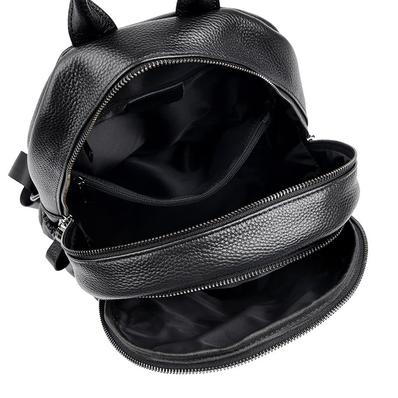 Women's Leather Fashionable Cowhide Soft Large Capacity Bags