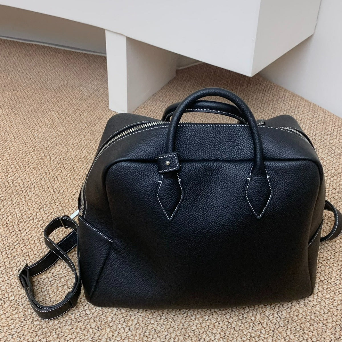 Handmade First Layer Cowhide Large Capacity Backpacks