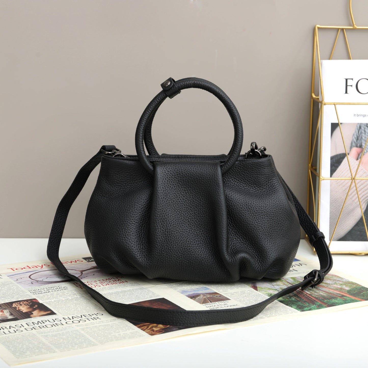 Women's Summer Fashion High-grade Pleated Cloud Western Crossbody Bags