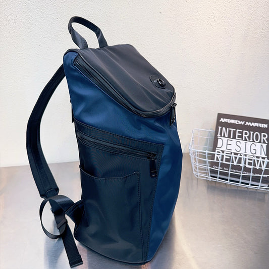 Large Capacity Contrast Color Lightweight Waterproof Backpacks