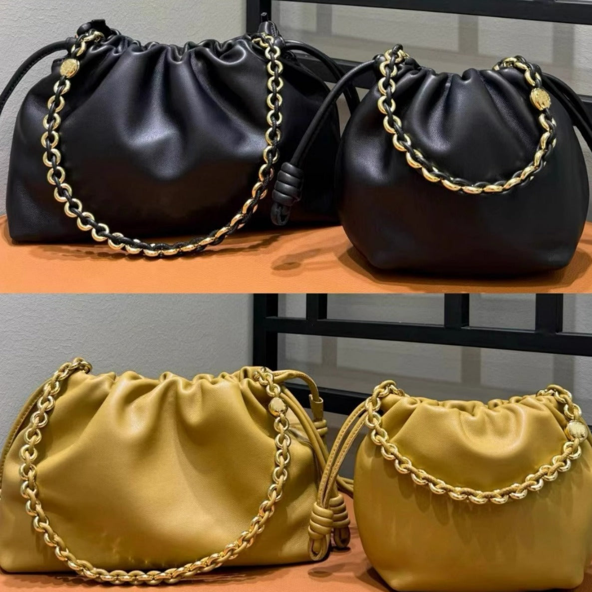 France Surrogate Shopping Version Geometric Large Capacity Bucket Bags