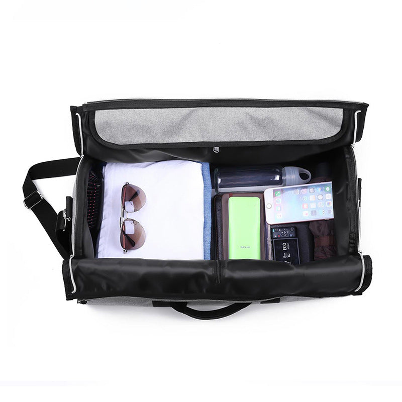 Folding Suit Business Hand Holding Cylinder Travel Bags