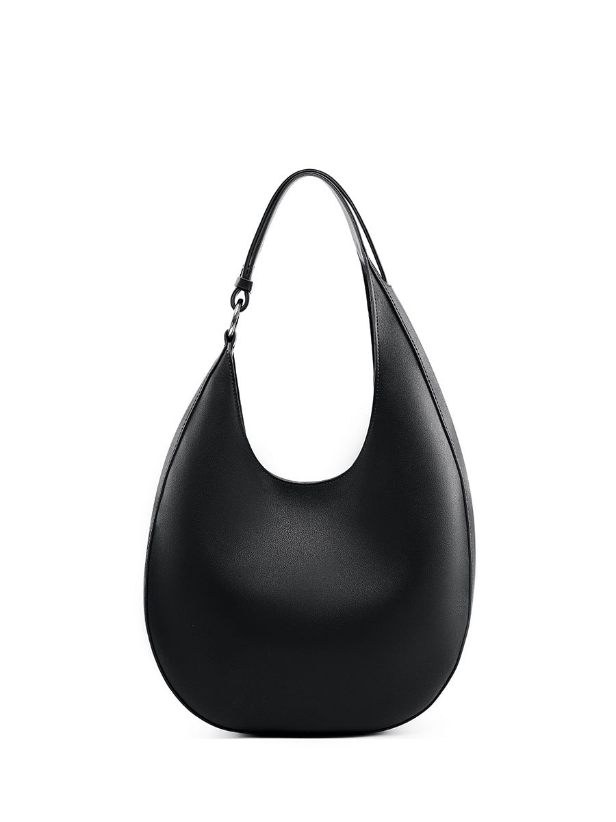Women's Underarm Genuine Leather Design Selenodont Fashion Tote Bags