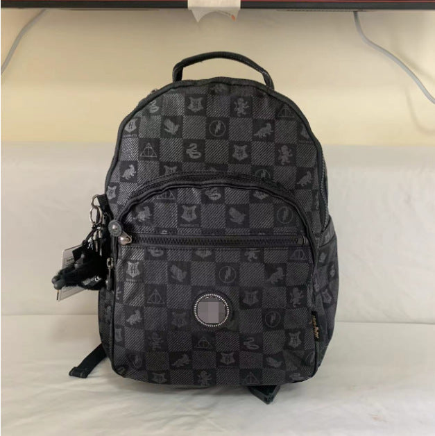 Summer Nylon Monkey Medium Side Commuter Backpacks