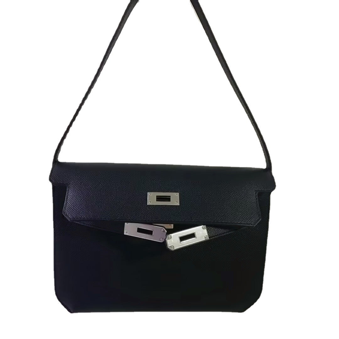 Women's Genuine Leather Retro Kelly High-grade Versatile Handbags