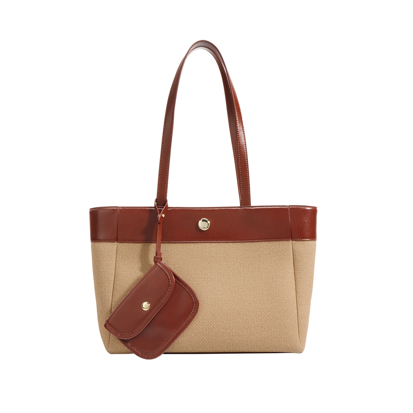 Women's Korean Style Simple Color Matching Large Armpit Bags