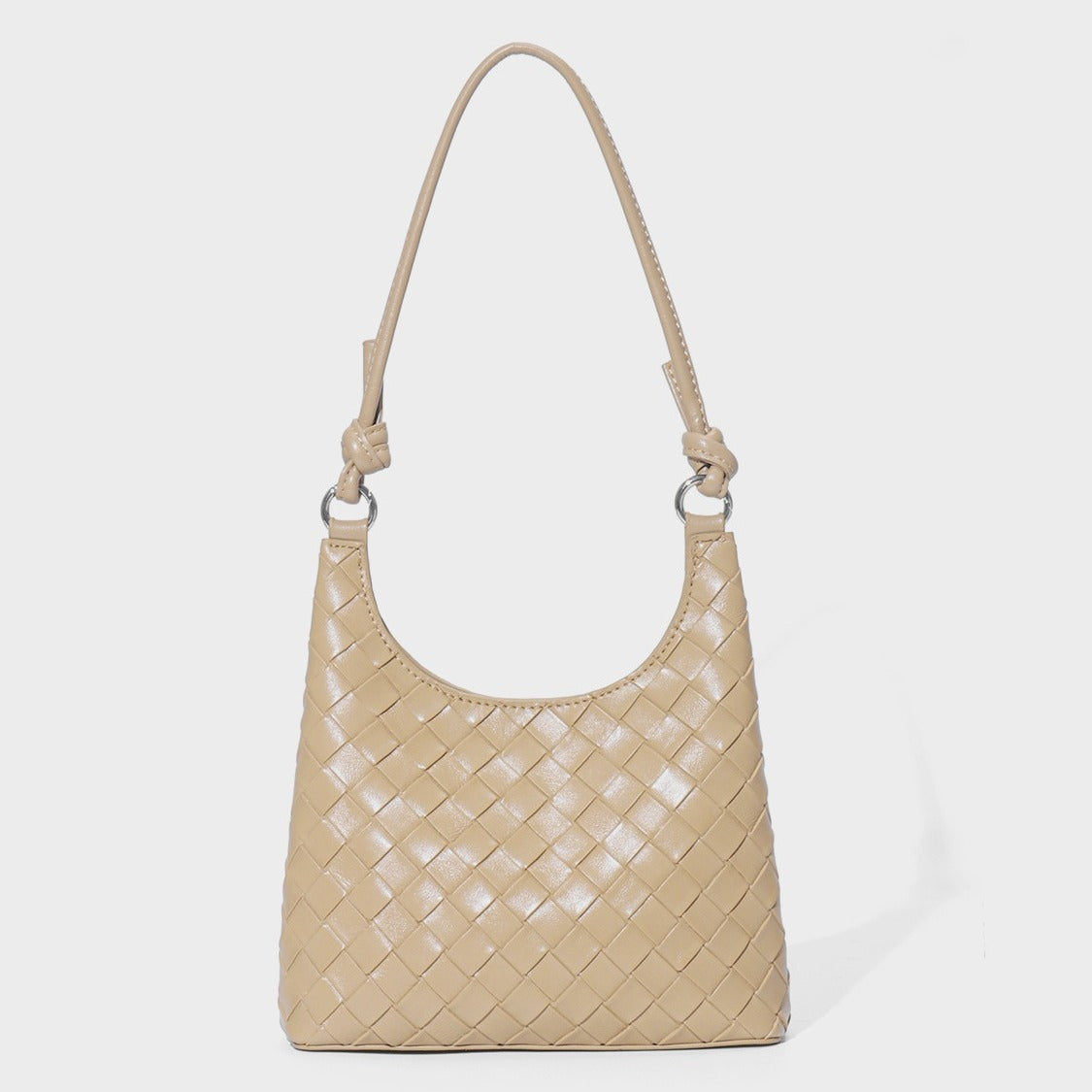 Leather Woven Shu Portable Vegetable Basket Shoulder Bags