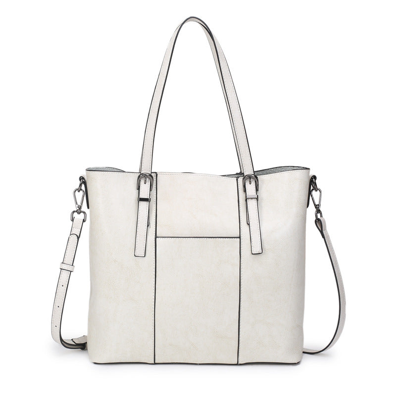 Women's Genuine Leather High-grade Versatile Large Capacity Shoulder Bags