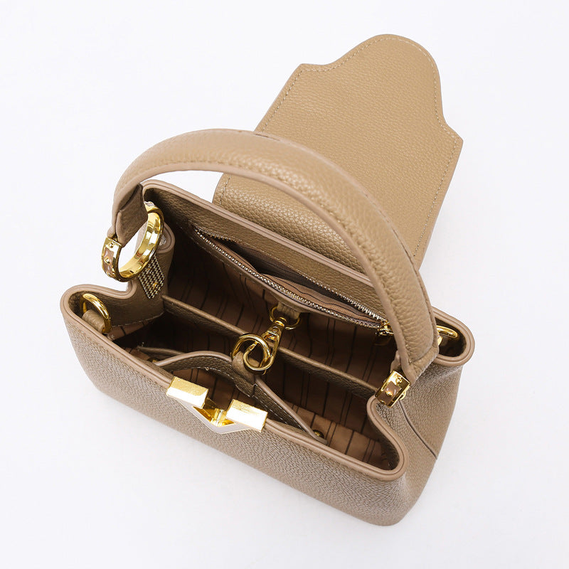 Women's Versatile Fashion High-grade Exquisite Commuter Bucket Bags