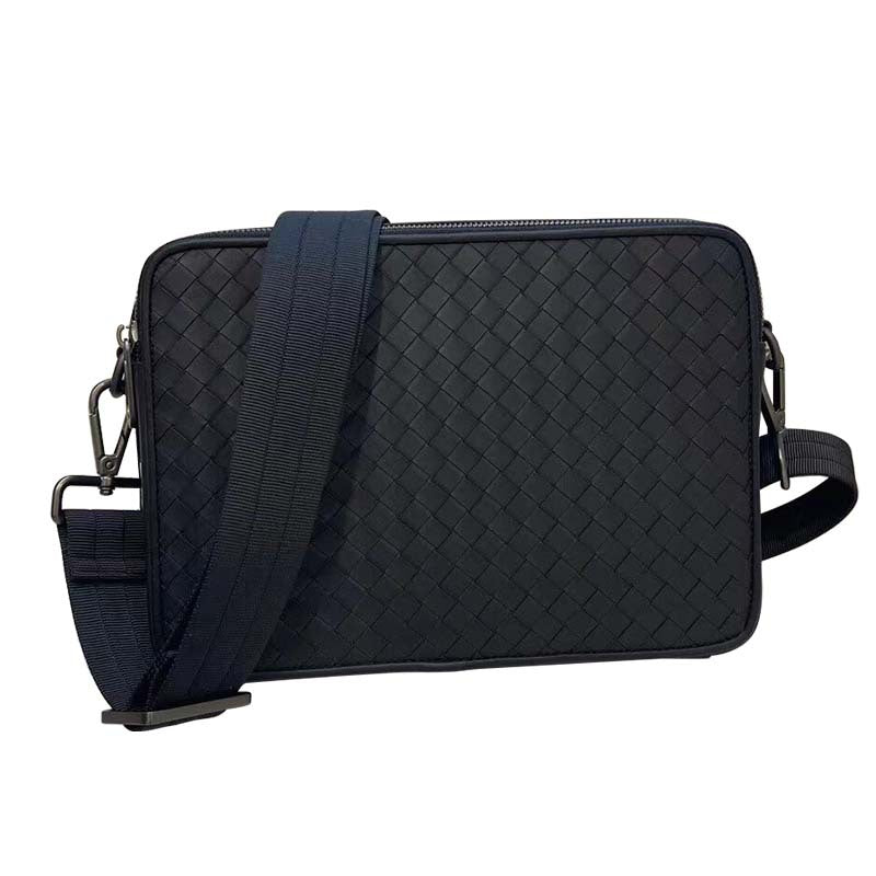 Men's Leather For First Layer Cowhide Hand-woven Shoulder Bags