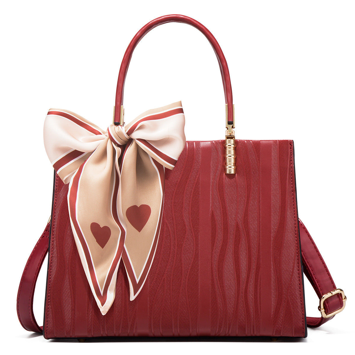 Women's Red Wedding Bridal Mother Engagement Large Handbags