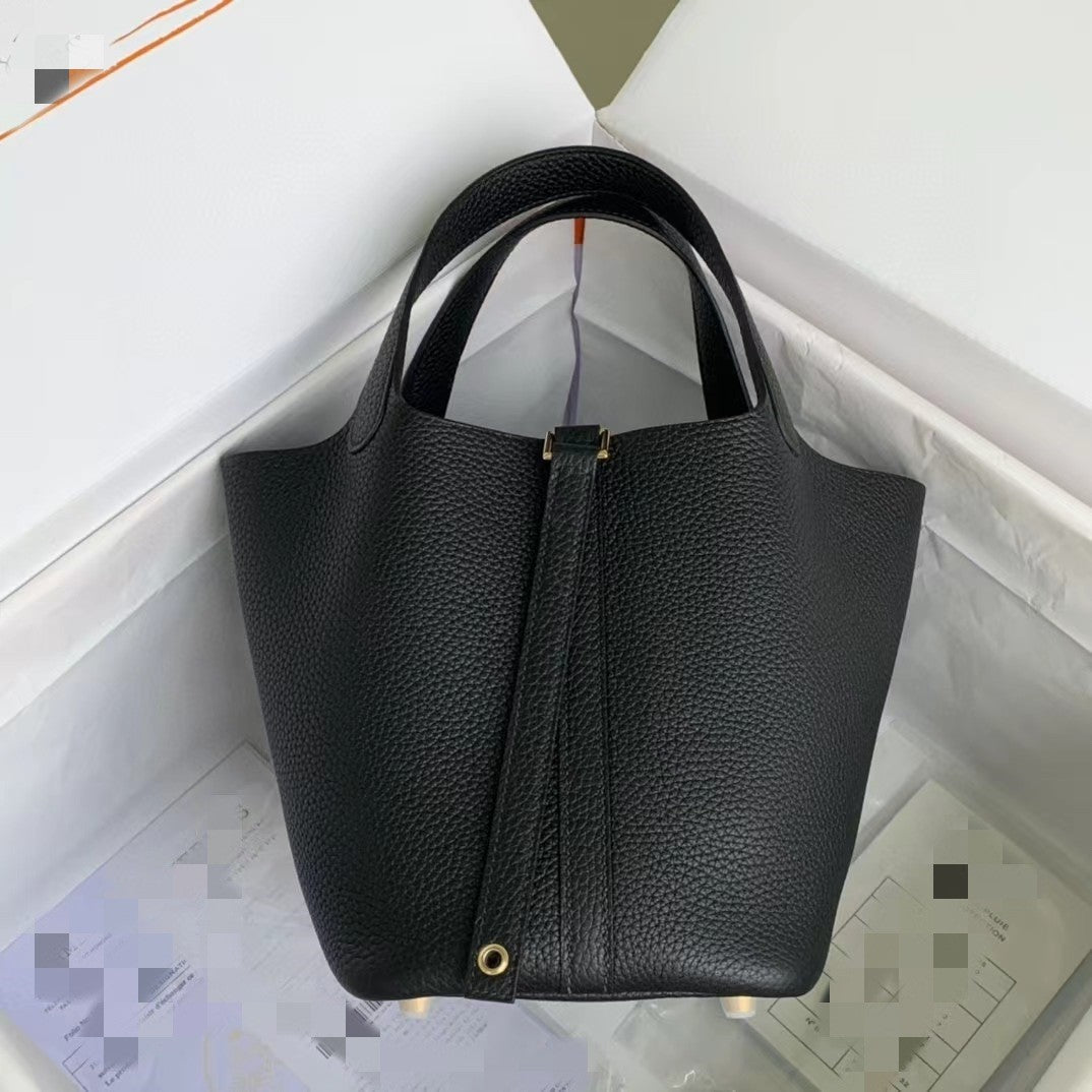 Women's Beeswax Thread Imported First Layer Cowhide Portable Bags