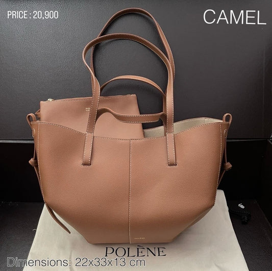 Magnetic Snap Upgraded French Niche Cowhide Portable Large Tote Bags