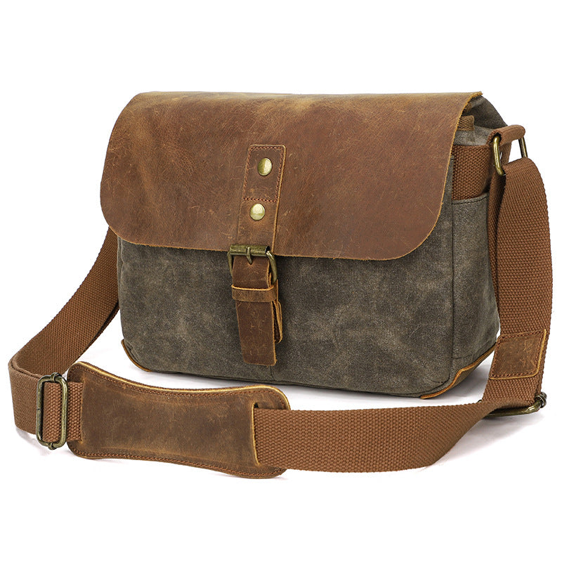 C. Cotton Retro Waterproof Canvas With Bags