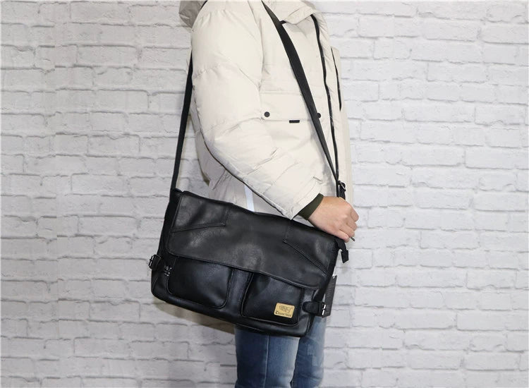 Men's Trendy Fashion Large Capacity Magazine Men's Shoulder Bags