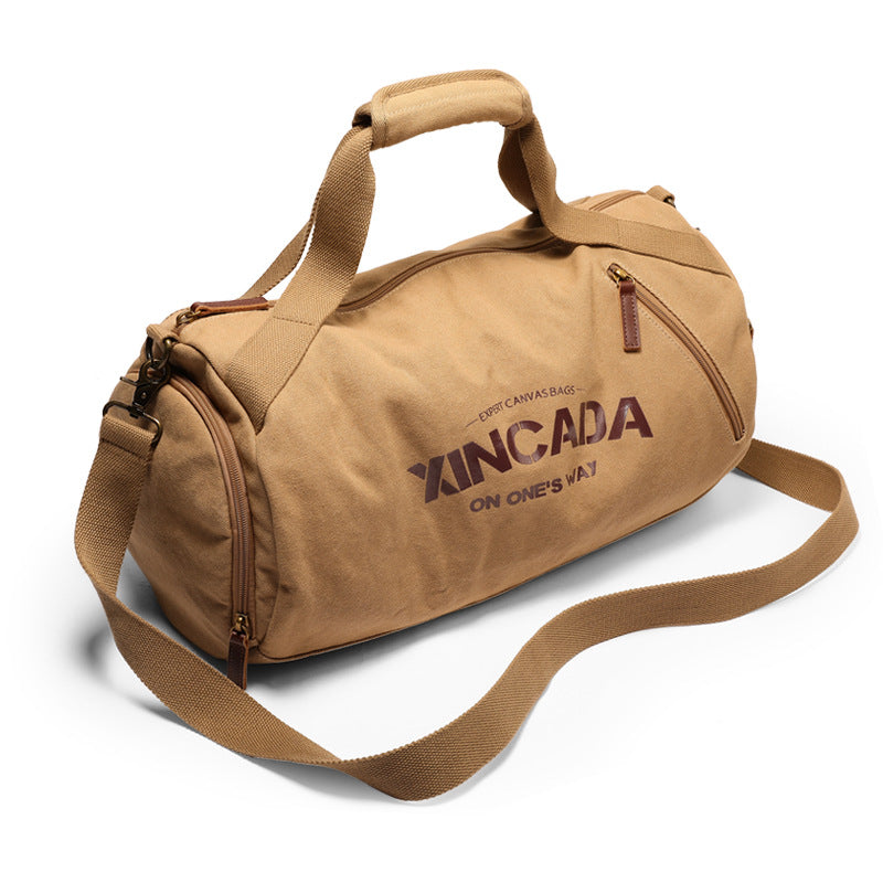 Men's Canvas Fitness Storage Large Capacity Business Travel Bags