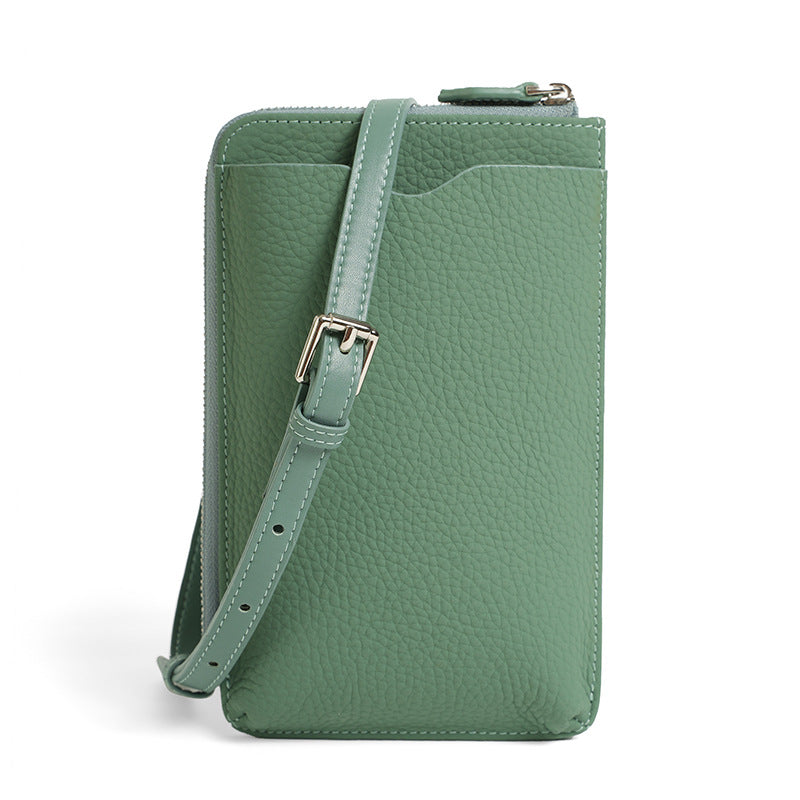 Women's Leather First Layer Cowhide Fashion Cell Phone Bags