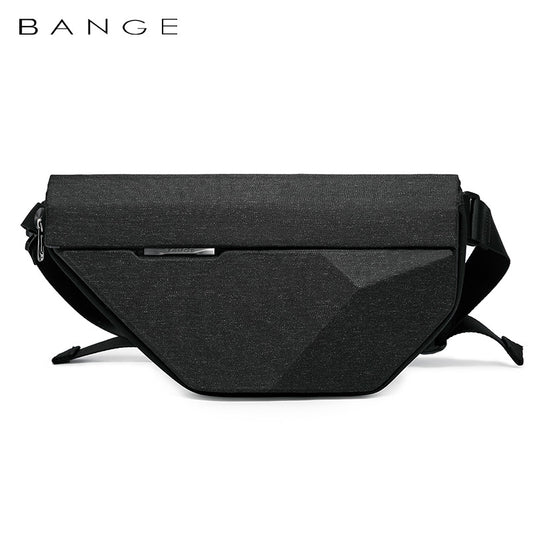 Men's Korean Expansion Business Pyramid Hard Shell Men's Chest Bags