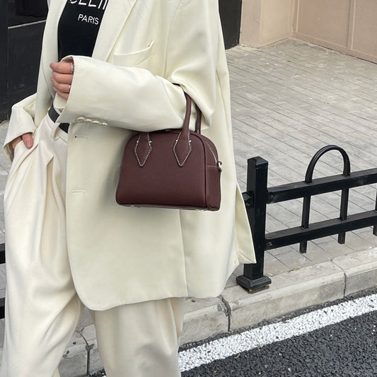 Women's Niche Bowling One Boston Portable Leather Shoulder Bags