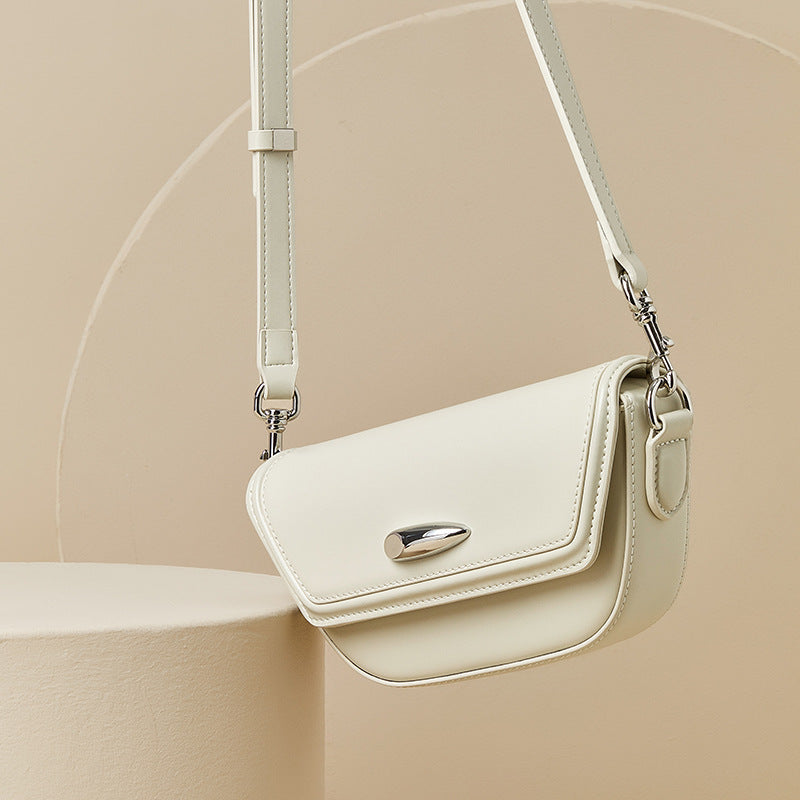 Genuine Leather Strawberry Shape Portable Live Crossbody Bags