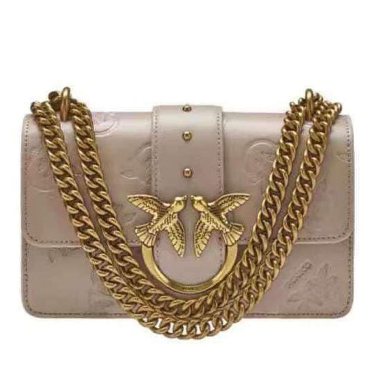 Women's Embossed Leather Classic Swallow Underarm High Armpit Bags