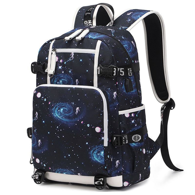 Men's Large Capacity Printing High Quality For Middle School Students' Schoolbags