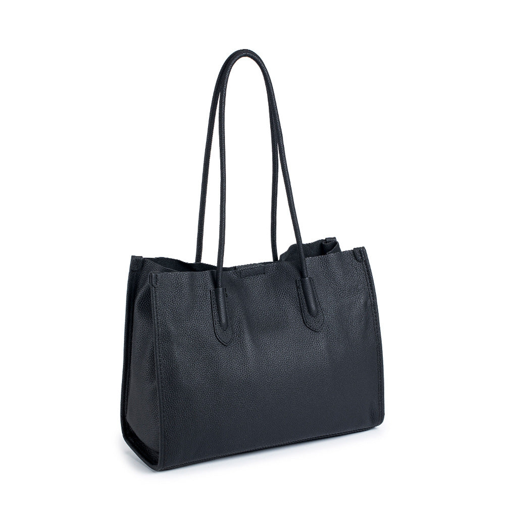 Women's Genuine Leather Niche Soft Versatile High Sense Tote Bags