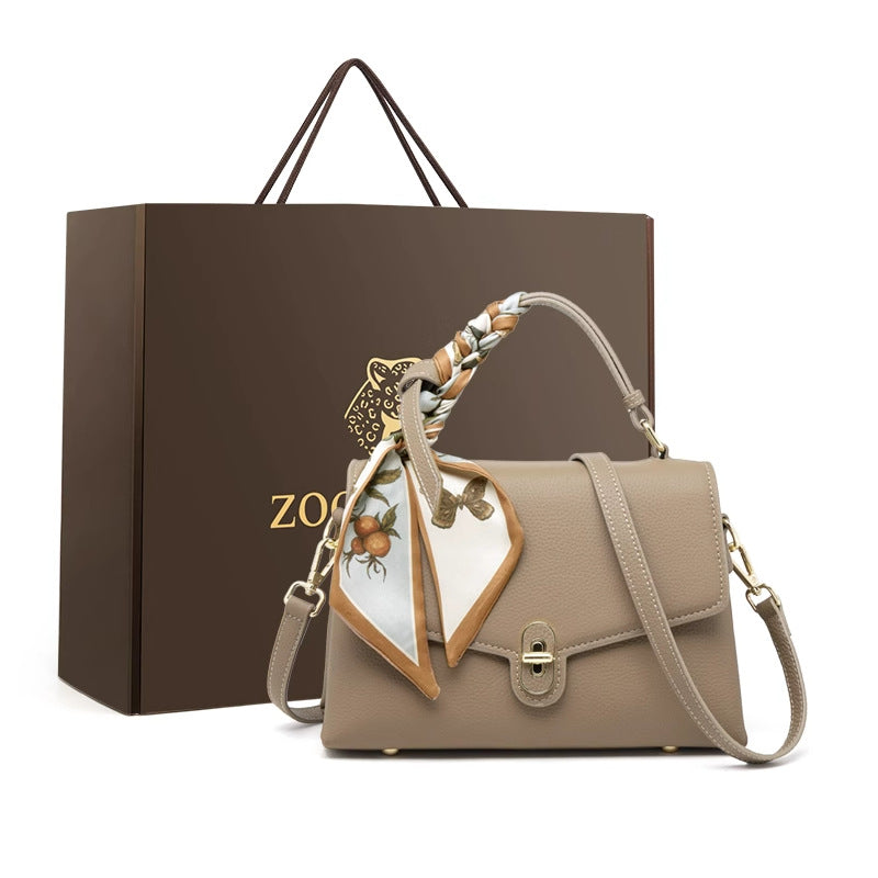 Women's Genuine Leather Design High-grade Fashion Soft Shoulder Bags