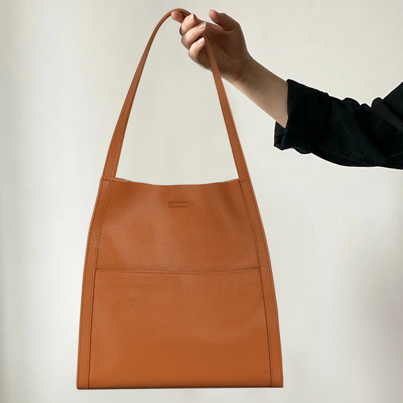 Leather Fashion Portable Top Layer Cowhide Shoulder Bags