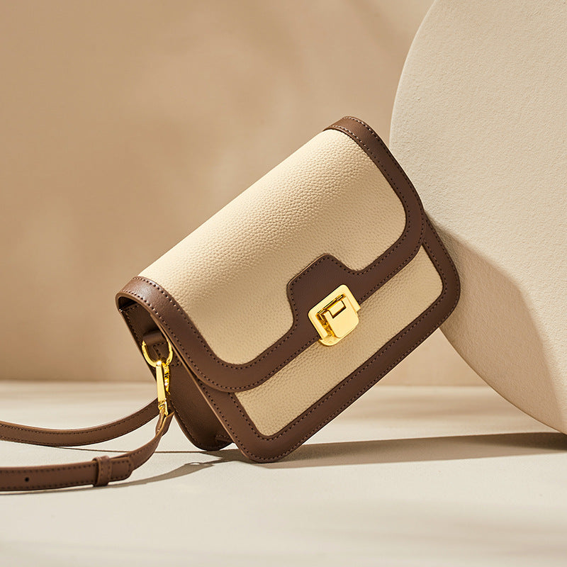Women's Durable Fu Man Genuine Leather Shoulder Bags