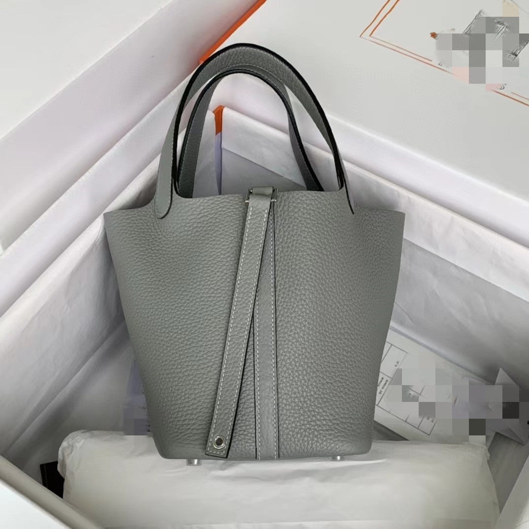 Women's Beeswax Thread Imported First Layer Cowhide Portable Bags