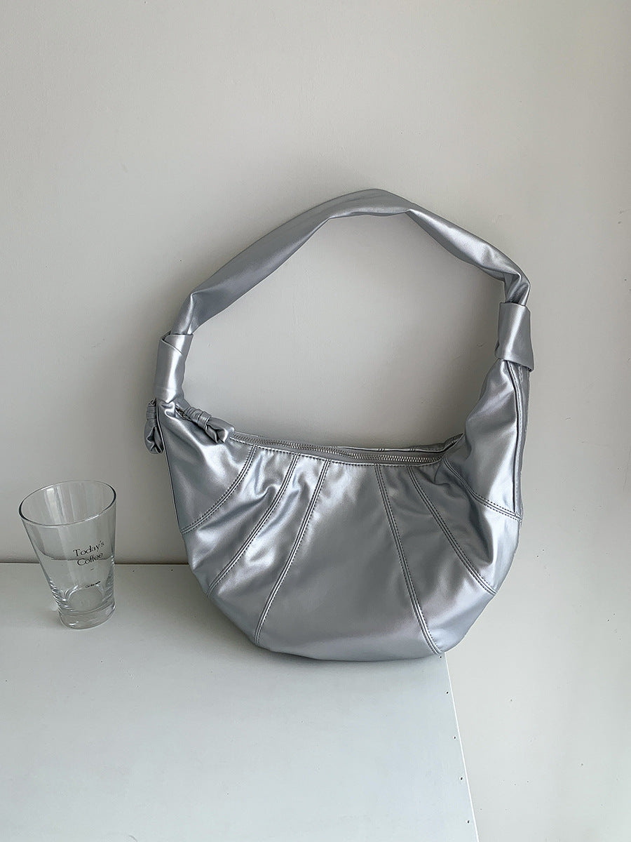 Women's Soft Leather Dumpling Summer Niche Leisure Shoulder Bags