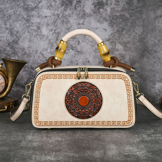 Women's Trendy Retro Chinese Style Hand-rub Color Bags