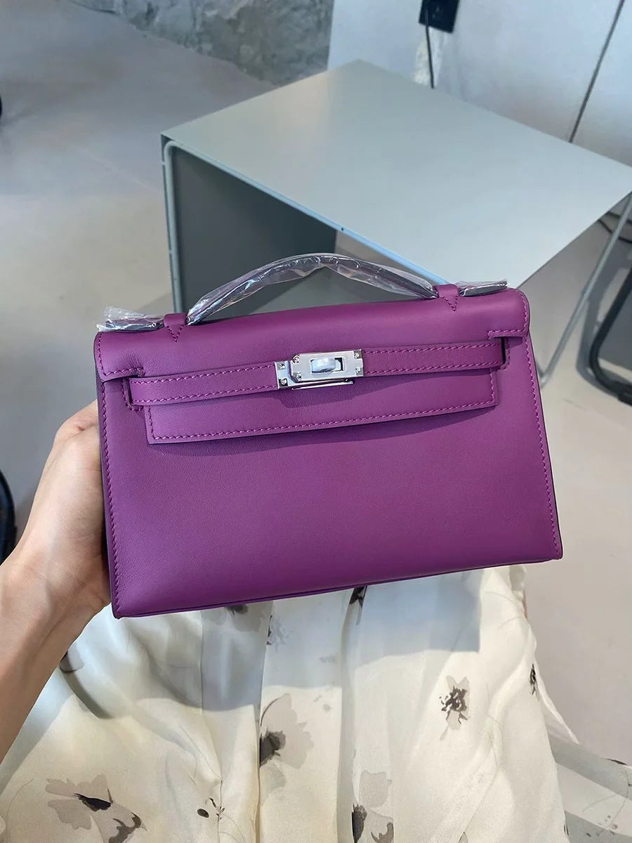 Women's Cowhide Generation Kelly Fashion Genuine Leather Bags