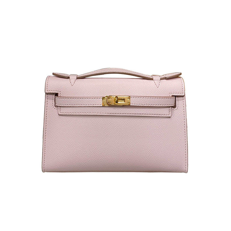 Women's Kelly Hand Palm Print Cowhide Portable Crossbody Bags
