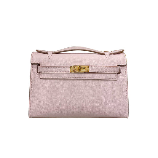 Women's Kelly Hand Palm Print Cowhide Portable Crossbody Bags