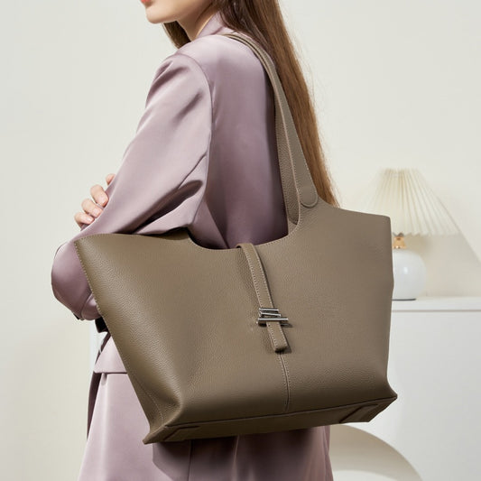 Women's Large Capacity Totes Genuine Leather First Layer Cowhide Bags