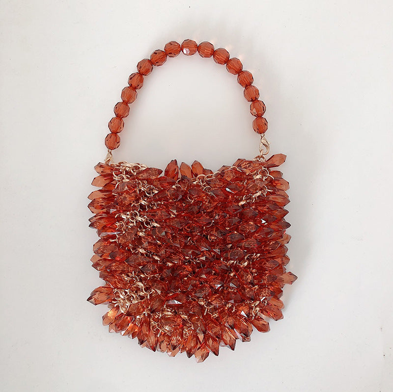 Women's Source Transparent Crystal Handmade Luxury Acrylic Bags