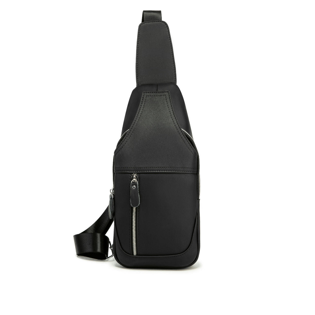 Men's Genuine Leather Trend First Layer Cowhide Men's Chest Bags