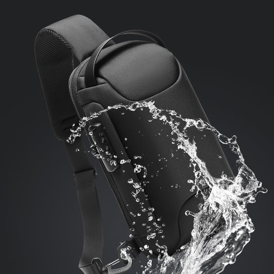 Men's Waterproof Rechargeable Printable Convenient Street Fashion Men's Chest Bags