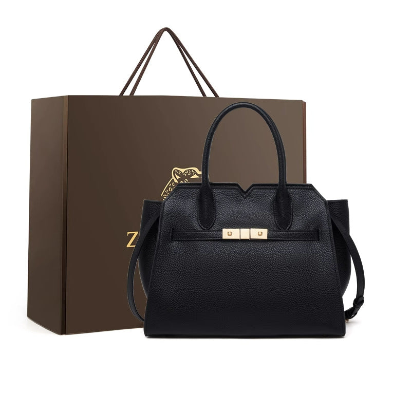 Women's Genuine Leather High-grade Large First Layer Shoulder Bags