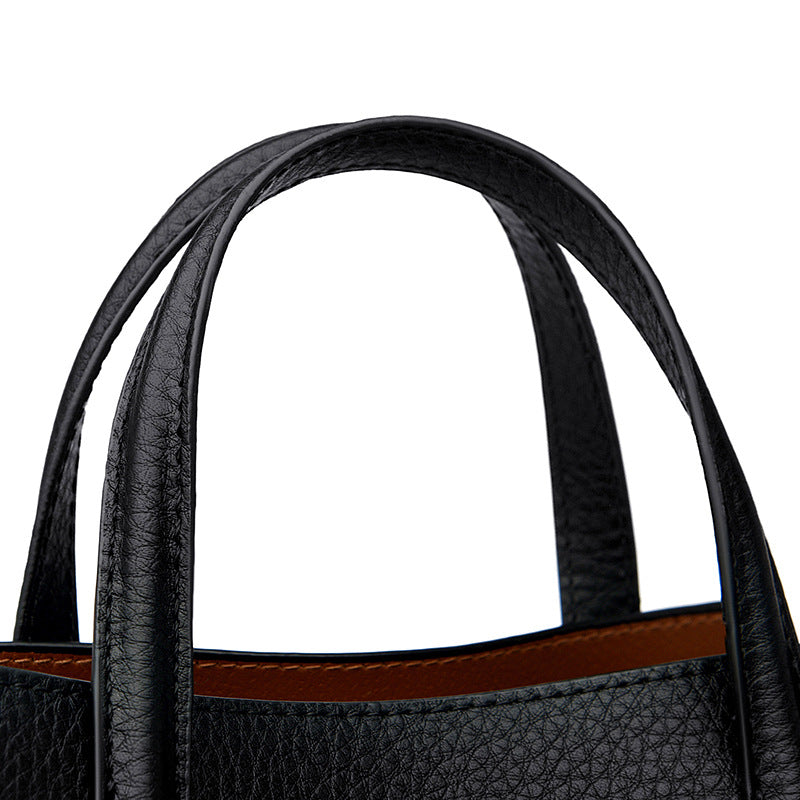 Women's Commuter Portable Simple Solid Color High Shoulder Bags
