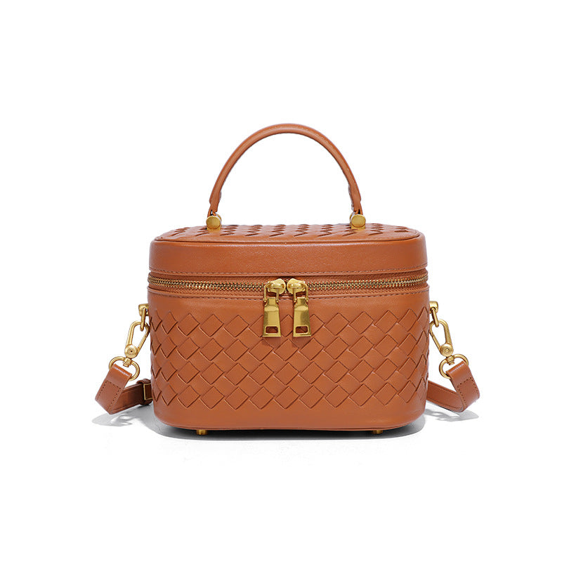 Popular Temperament Wild Woven Fashion Simple Small Square Bags