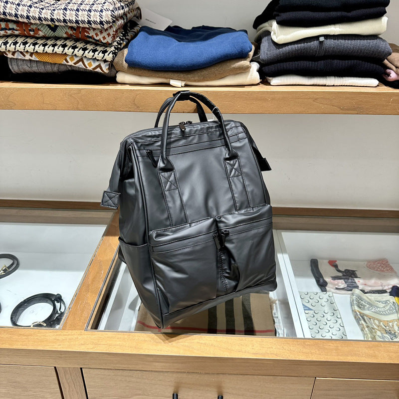 Women's & Men's & College Black Waterproof Commuter Business Backpacks