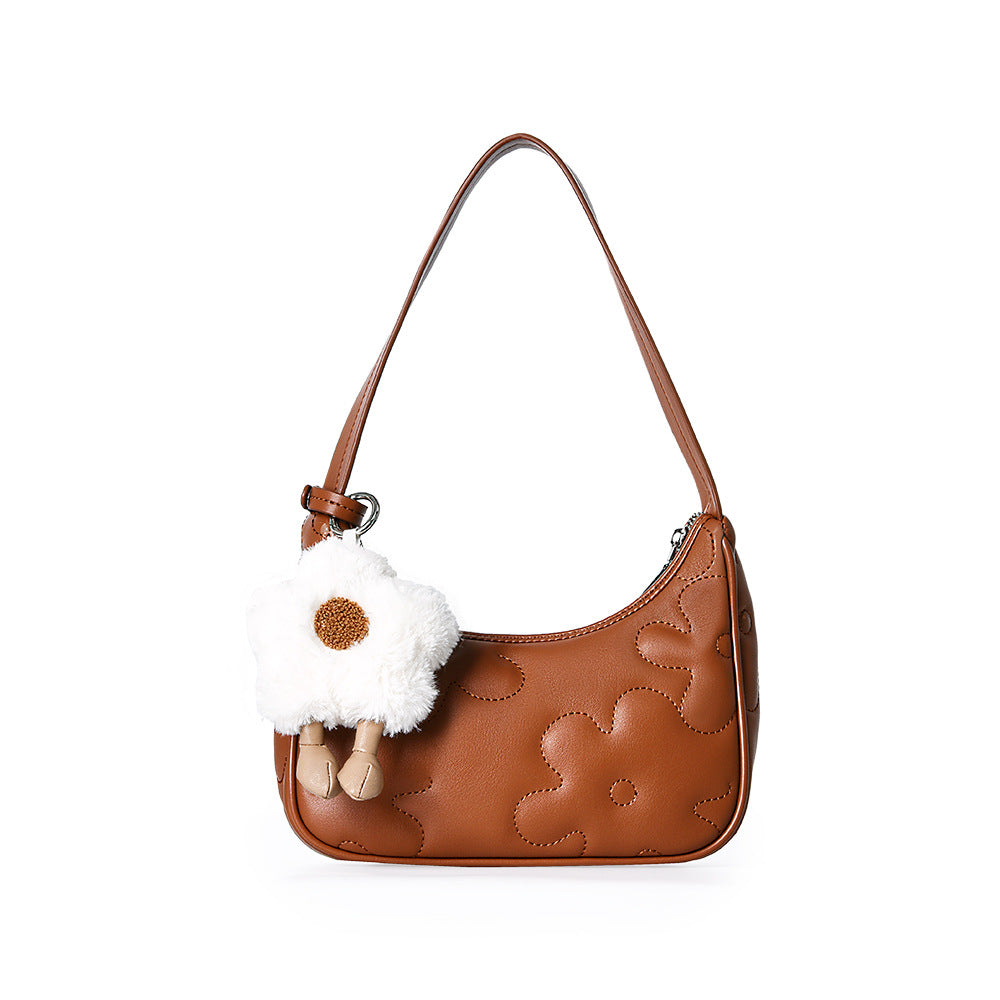 Women's Simple Underarm Niche High-grade French Stick Armpit Bags