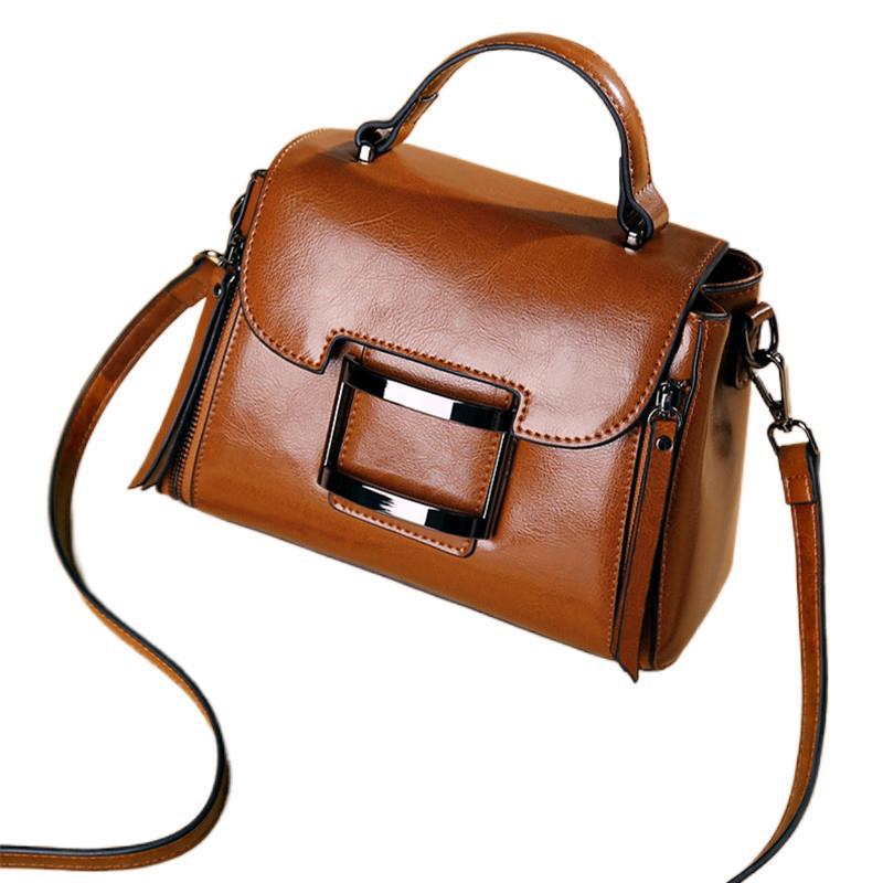 Women's Original Single Style Retro Classic Genuine Handbags