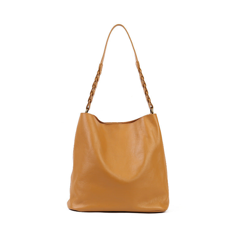 Women's Design Genuine Leather Large Capacity Stylish Tote Bags