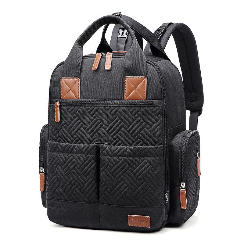 Large Capacity Embroidery Diaper Waterproof Portable Bags